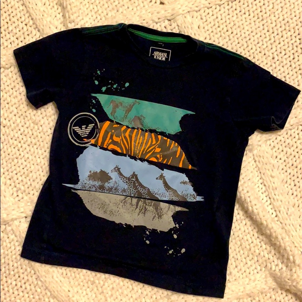 Armani Junior safari boys T-shirt, size 4